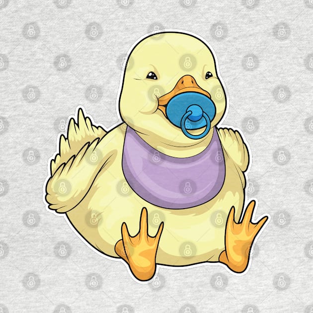 Duck Pacifier Bib by Markus Schnabel